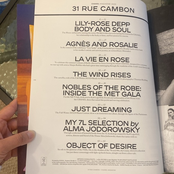 Chanel 26th issue of 31 Rue Cambon. Lily Rose Depp, Blackpink. Coffee book 📖 - Picture 7 of 7